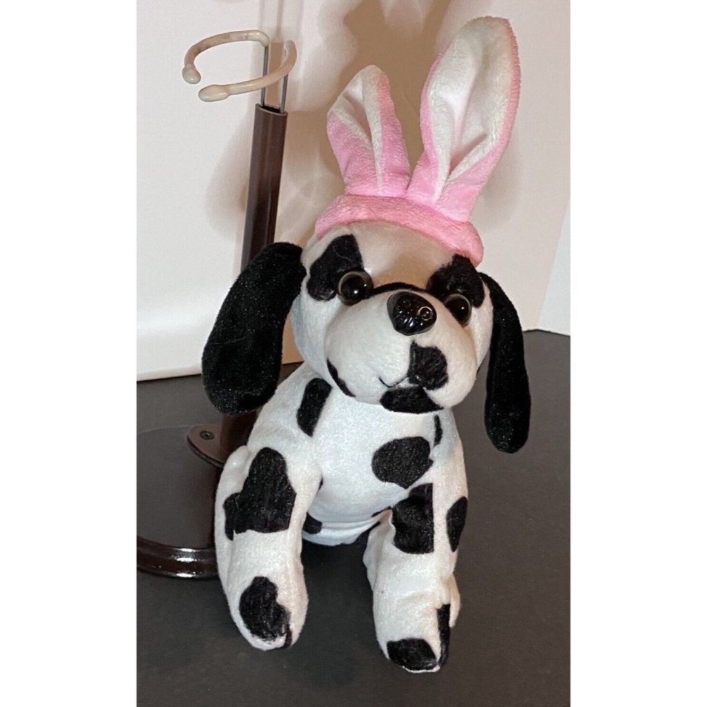 Animal Adventure Dalmation puppy dog  Easter bunny ears EUC